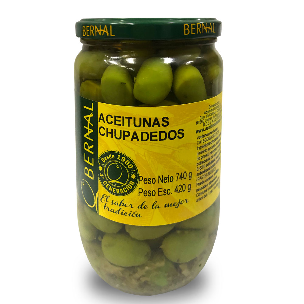 REPARTO DE FRUTAS Y VERDURAS HERMANOS DELGADO, S.L. | Aceitunas Chupadedos